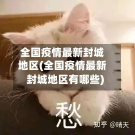 全国疫情最新封城地区(全国疫情最新封城地区有哪些)
