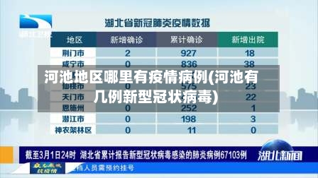 河池地区哪里有疫情病例(河池有几例新型冠状病毒)-第1张图片