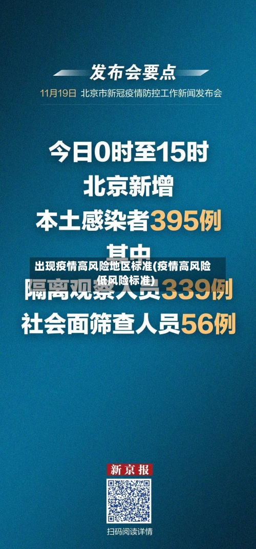 出现疫情高风险地区标准(疫情高风险低风险标准)