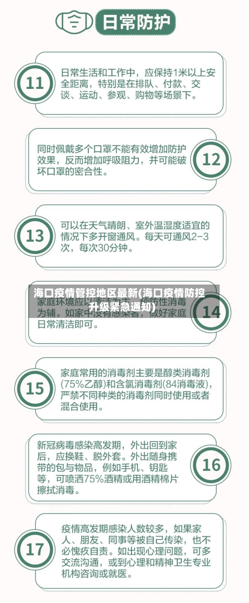 海口疫情管控地区最新(海口疫情防控升级紧急通知)