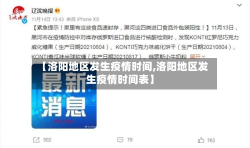 【洛阳地区发生疫情时间,洛阳地区发生疫情时间表】-第2张图片