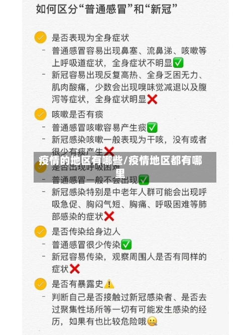 疫情的地区有哪些/疫情地区都有哪里-第1张图片
