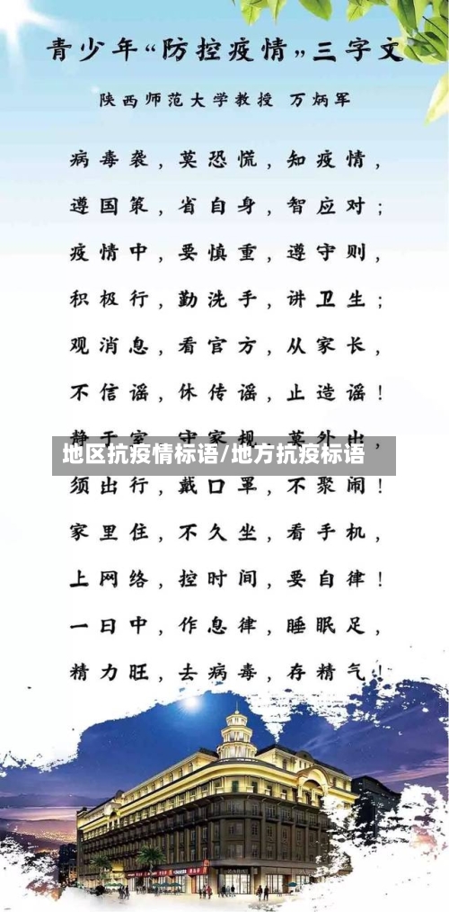 地区抗疫情标语/地方抗疫标语-第1张图片