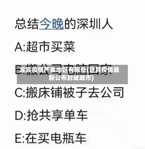 宜宾疫情严重地区有哪些(宜宾疫情最新公布封城城市)-第1张图片