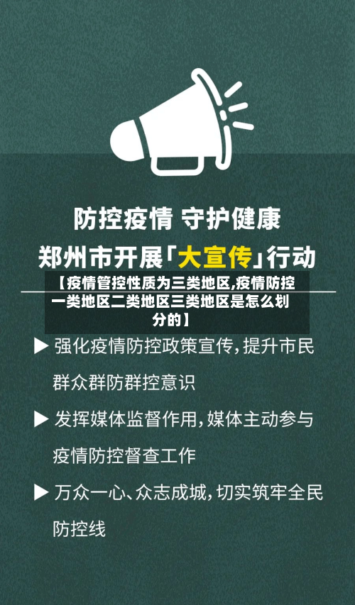 【疫情管控性质为三类地区,疫情防控一类地区二类地区三类地区是怎么划分的】-第1张图片