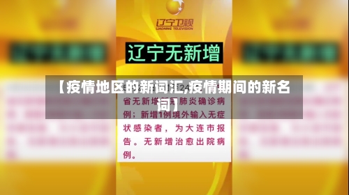 【疫情地区的新词汇,疫情期间的新名词】-第2张图片