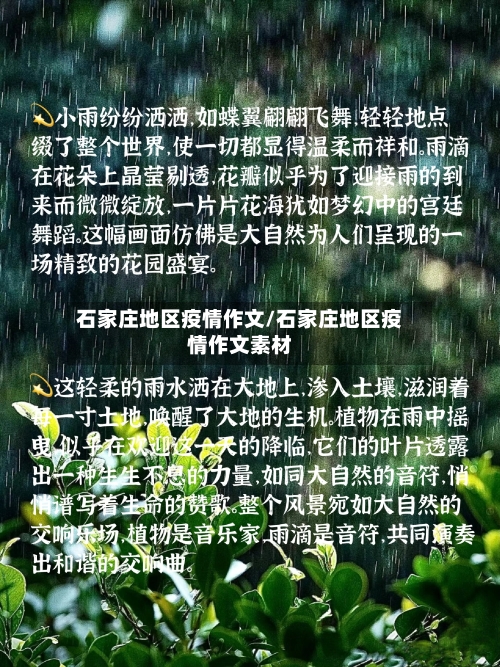 石家庄地区疫情作文/石家庄地区疫情作文素材-第1张图片